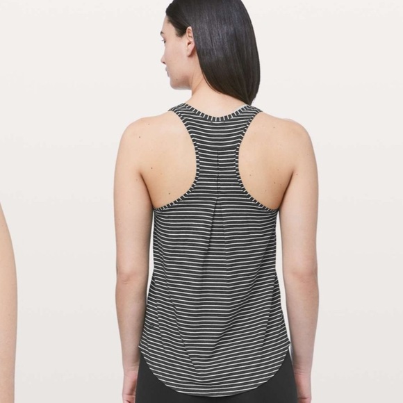 Lululemon Love Tank *Pleated
Modern Stripe Heathered Black White - Picture 3 of 6